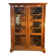 Bookcase - English display cabinet in mahogany and brass