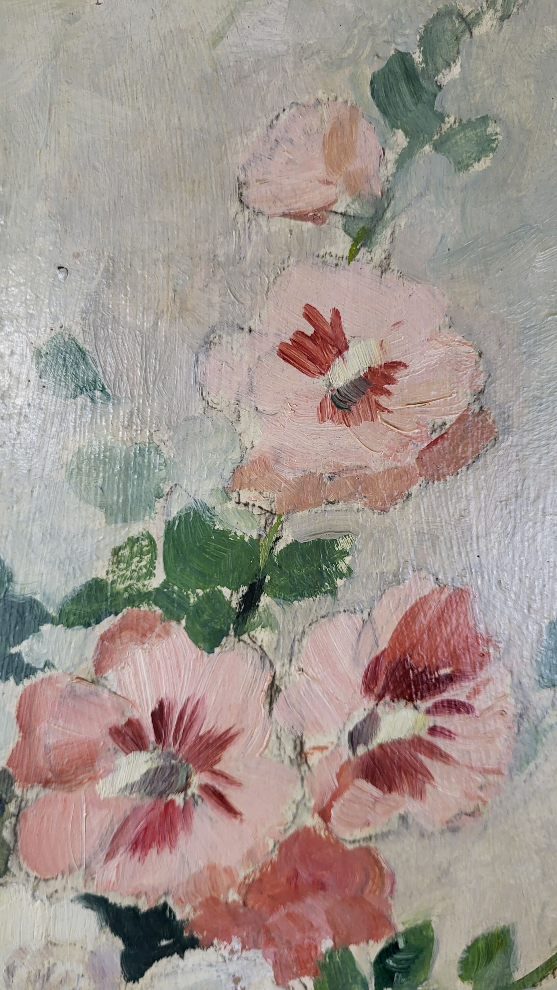 Table Bouquet Oil on isorel