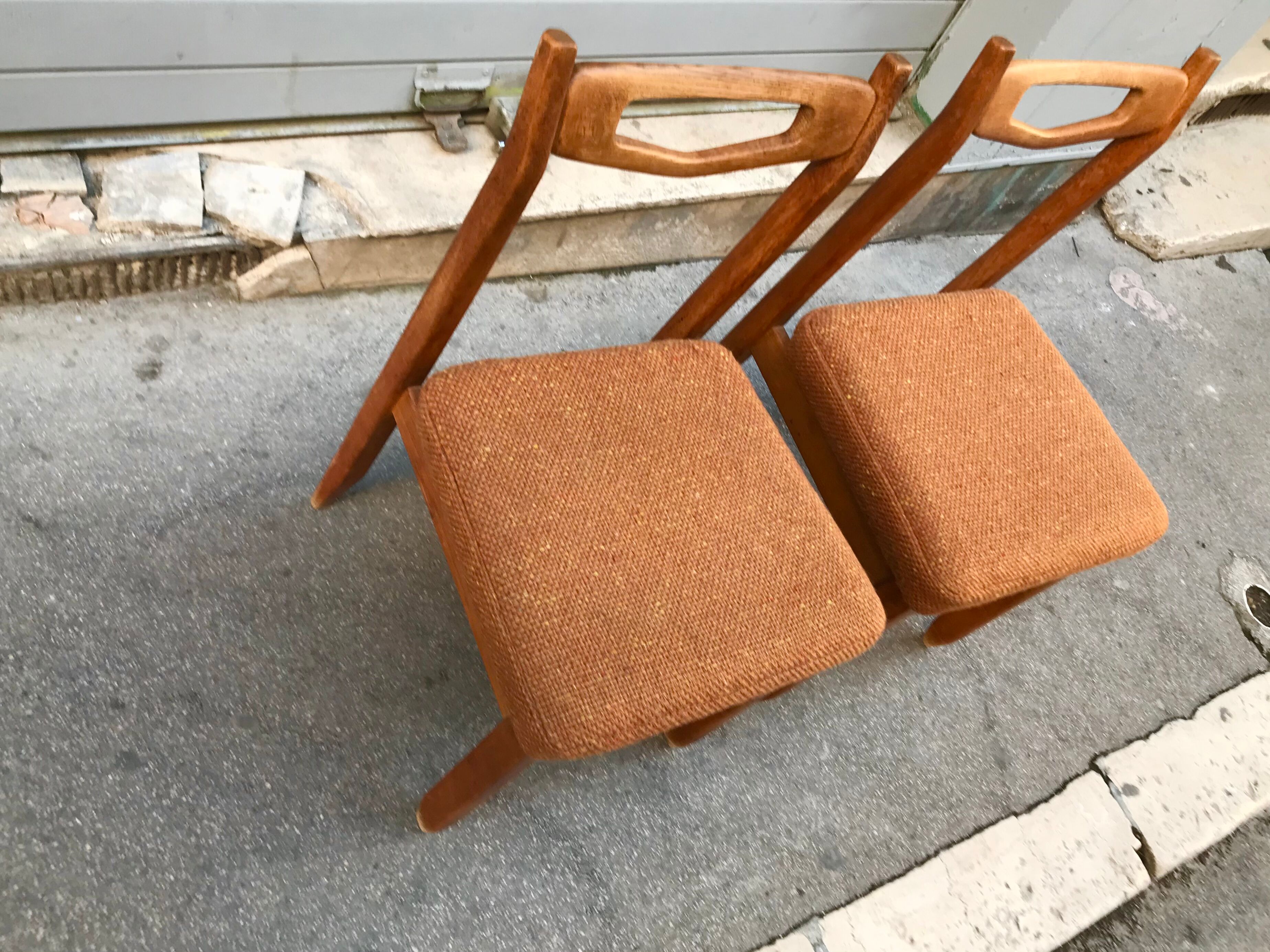 Pair of chairs by Guillerme and Chambron edition your home