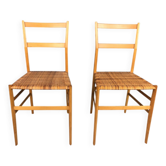 Gio Ponti Superleggera set of two,