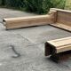 Carved solid oak fireplace mantel