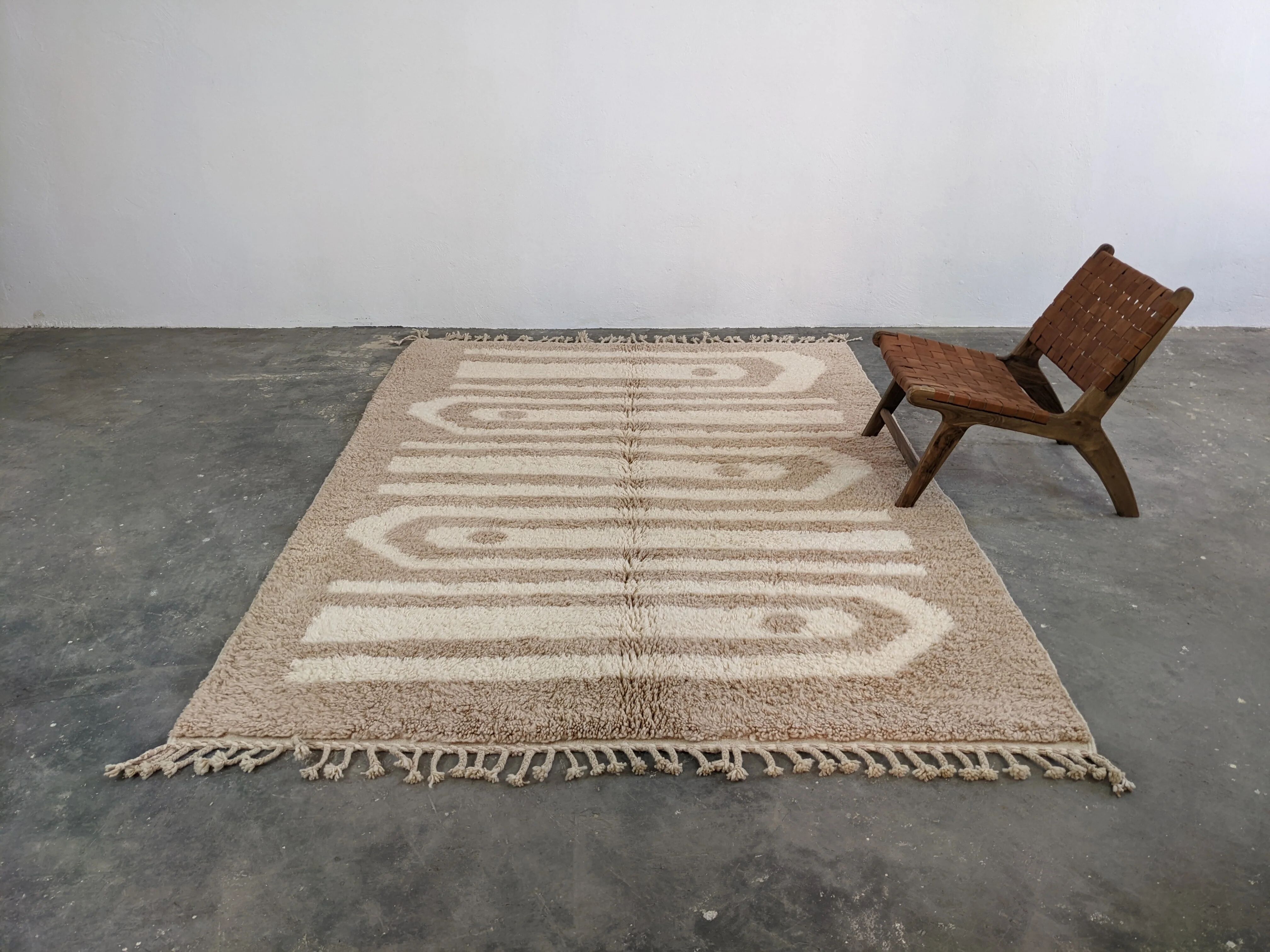 Grand tapis Beni Ouarain, 280 x 205 cm