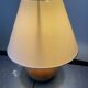 Lampe boule en bois blond vintage
