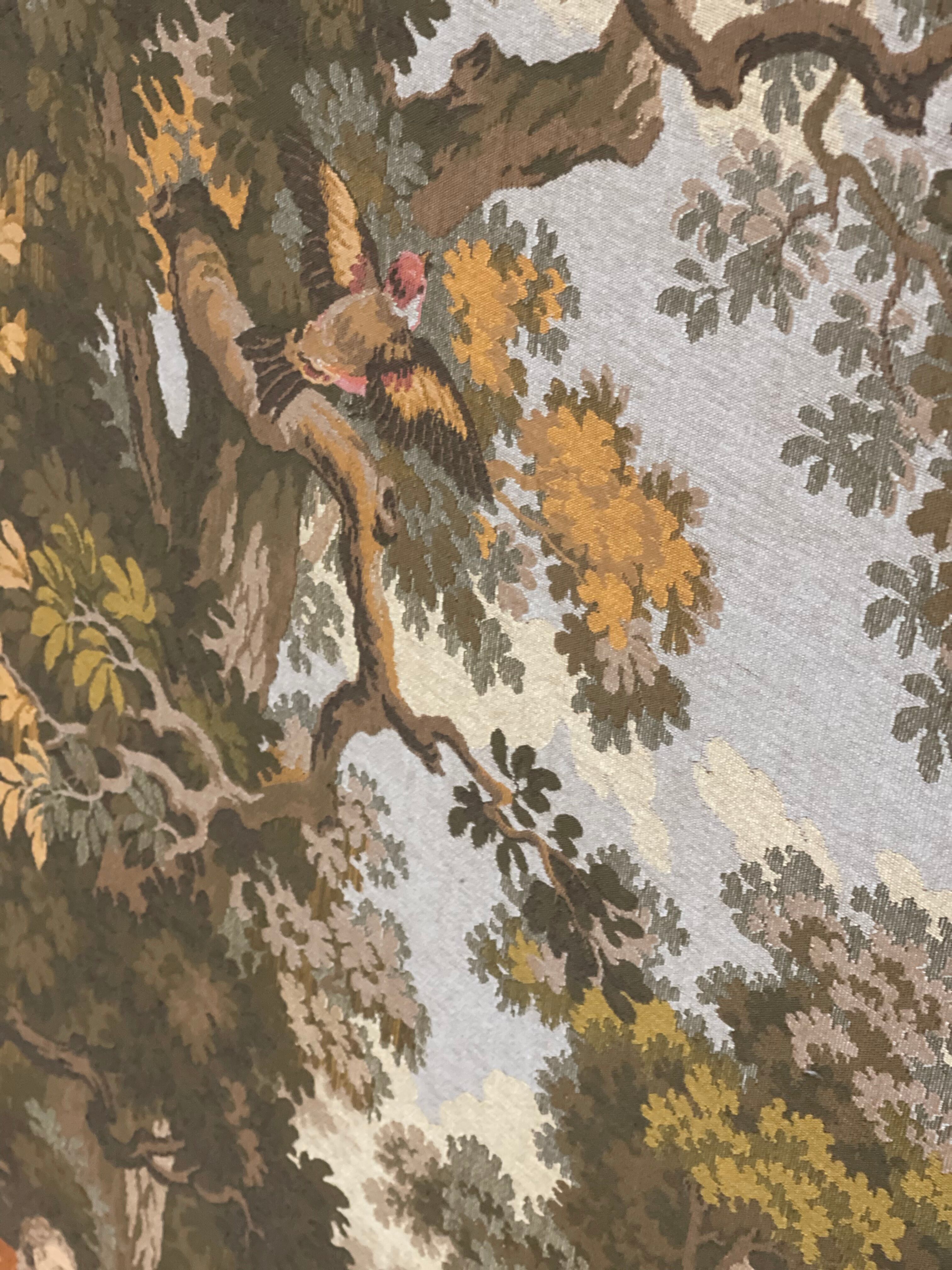 2 Tapestry XIXth classical scene
