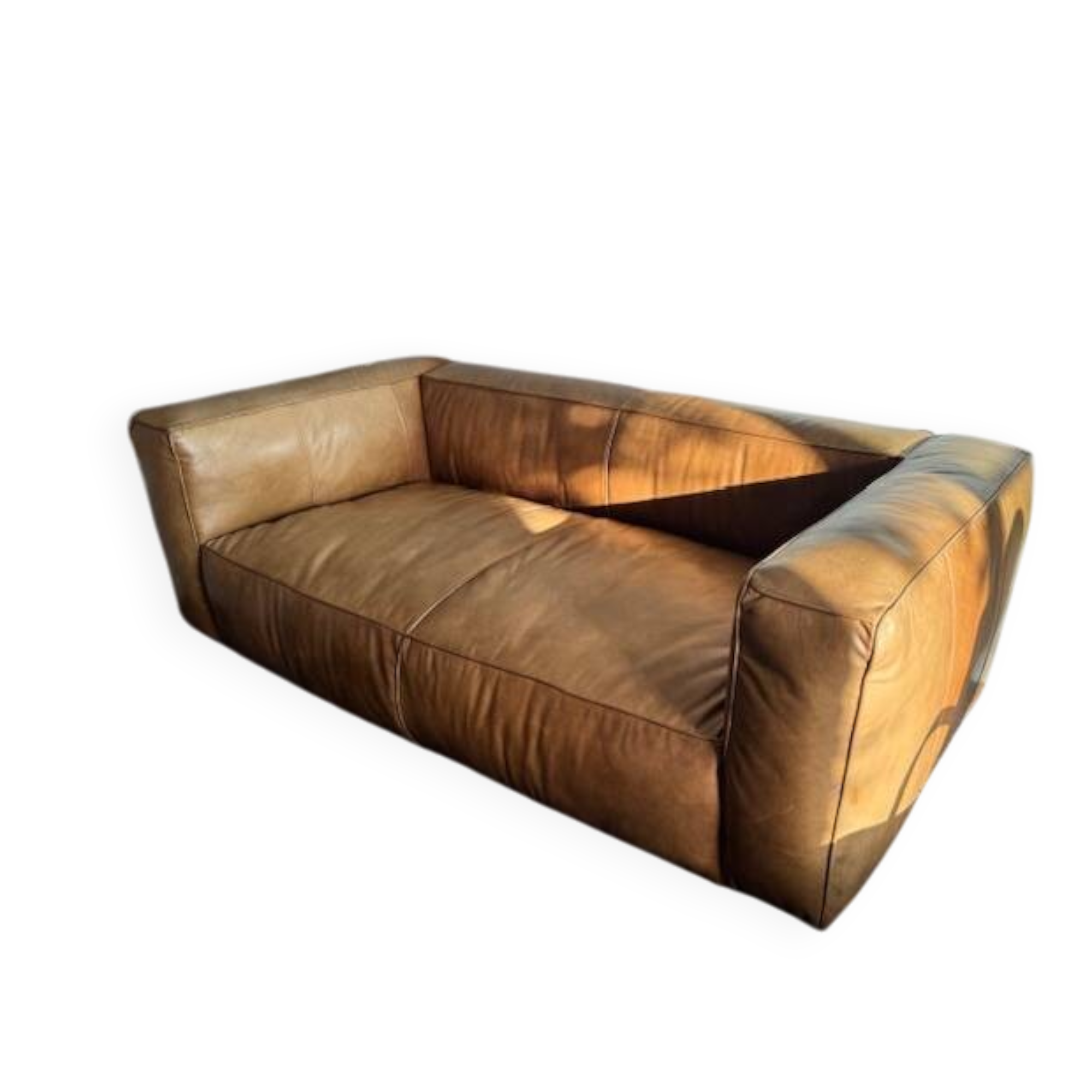 Flamant leather sofa