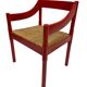 Fauteuil Carimate modèle 892 Vico Magistretti pour Cassina en rouge