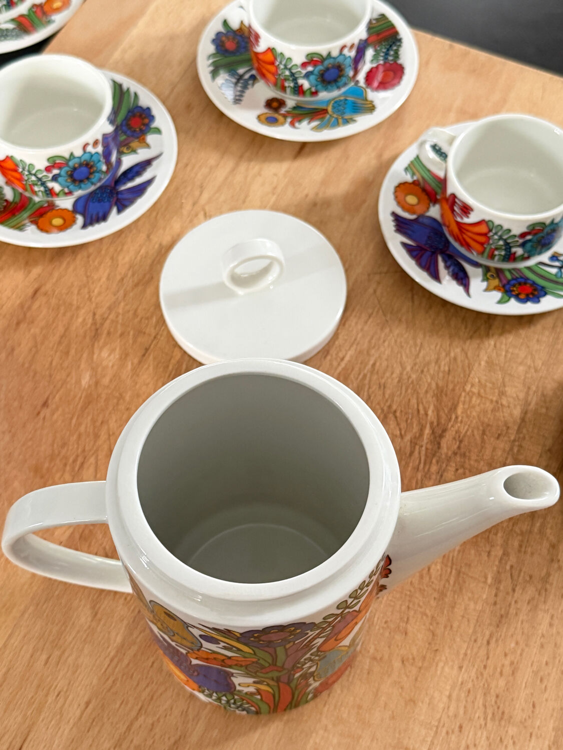 Service à café Villeroy & Boch Acapulco vintage