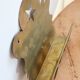 Vintage brass letter holder - Wall-mounted letter rack