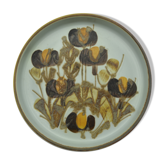 Plat en faïence de la série Baca de Ellen Malmer pour Royal Copenhagen