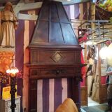 Wooden fireplace