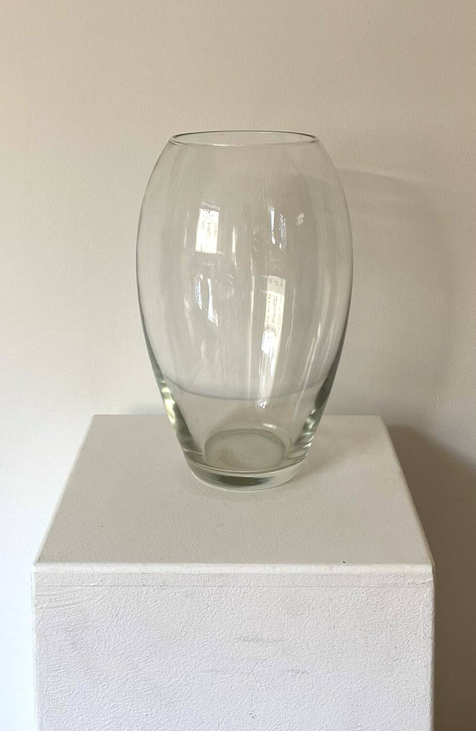 Large crystal vase