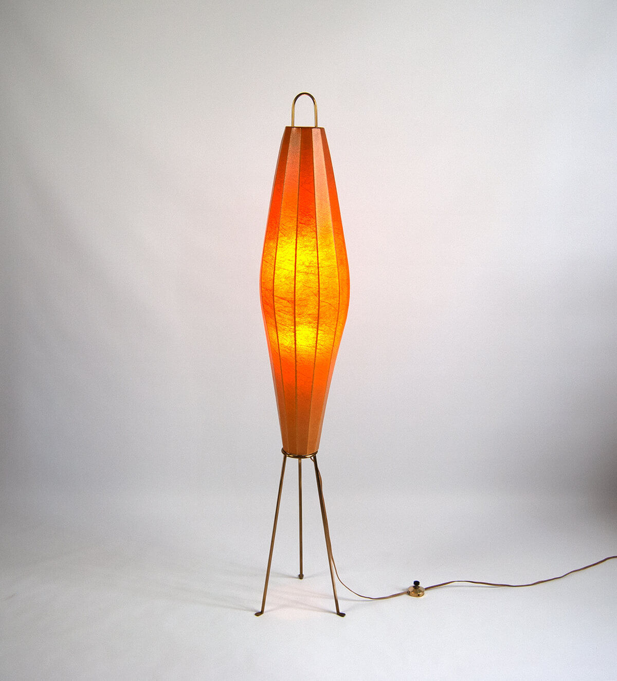 Floor Lamp "Lugano" by H. Klingele for Artimeta 1950s