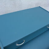 Blue vintage chest of drawers