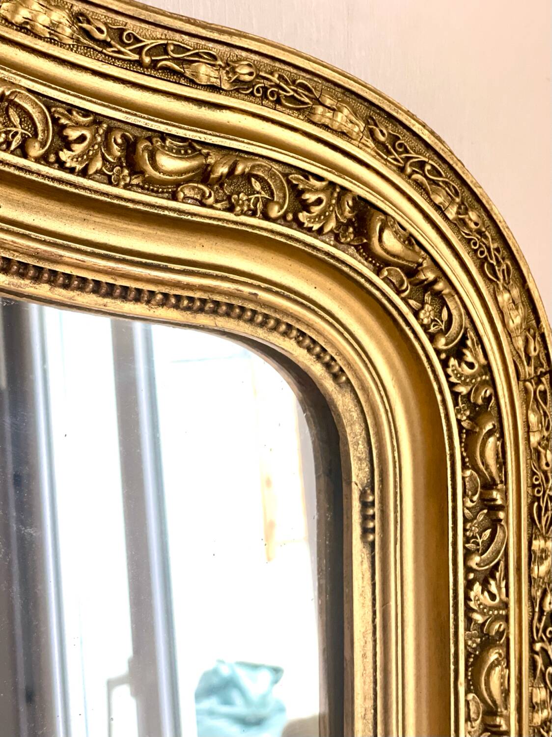 Antique Louis-Philippe mirror 130 x 94 cm