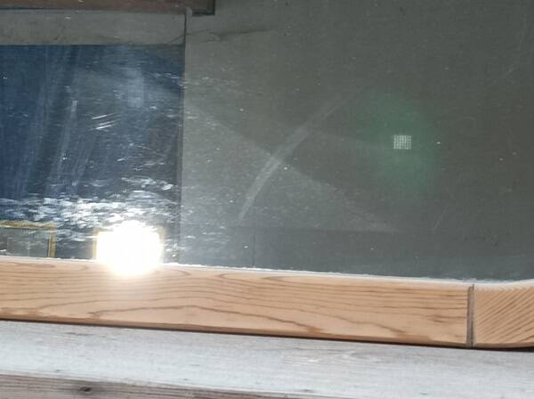 Miroir ovale cadre bois massif aéro-gommé