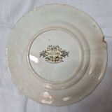 Assiettes en faïence sarreguemines : les Bretons