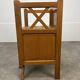 Table de chevet croisillons bois années 50
