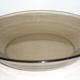Large smoked glass dish 27.5 cm