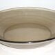 Grand plat en verre fumé 27,5 cm