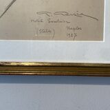 Old painting, portrait of a dandy, signed and dated 1927