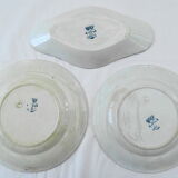 Ravier and two Longwy plates