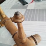 Porte manteau ancien en bambou vintage