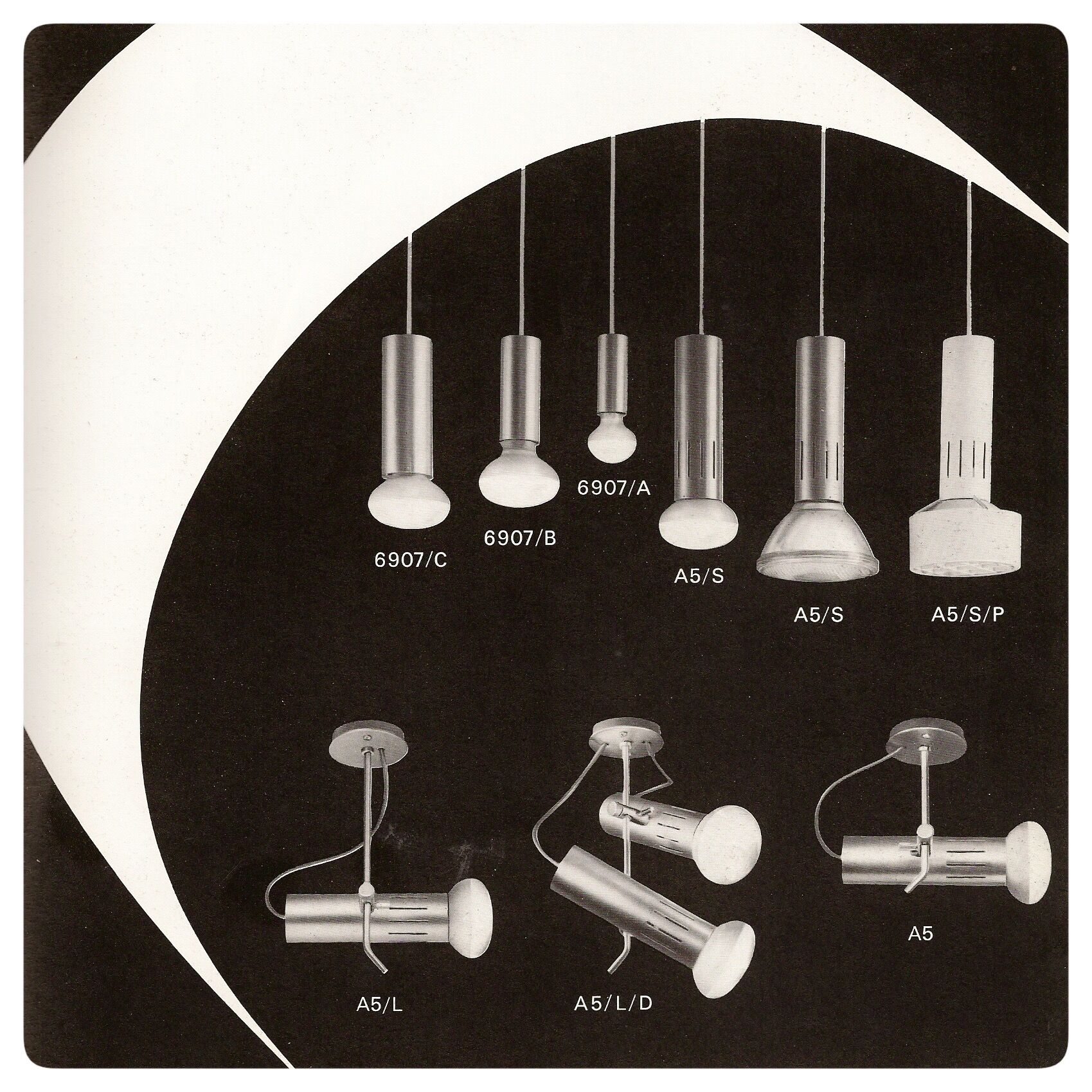 Pair of sconces A5 by Alain Richard, edition Pierre Disderot, circa 1958 - France