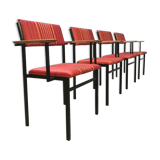 Vintage Dutch design dining chairs