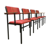 Vintage Dutch design dining chairs
