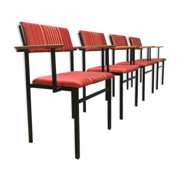 Vintage Dutch design dining chairs