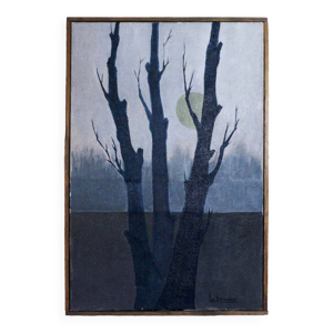 Huile sur toile Arbres