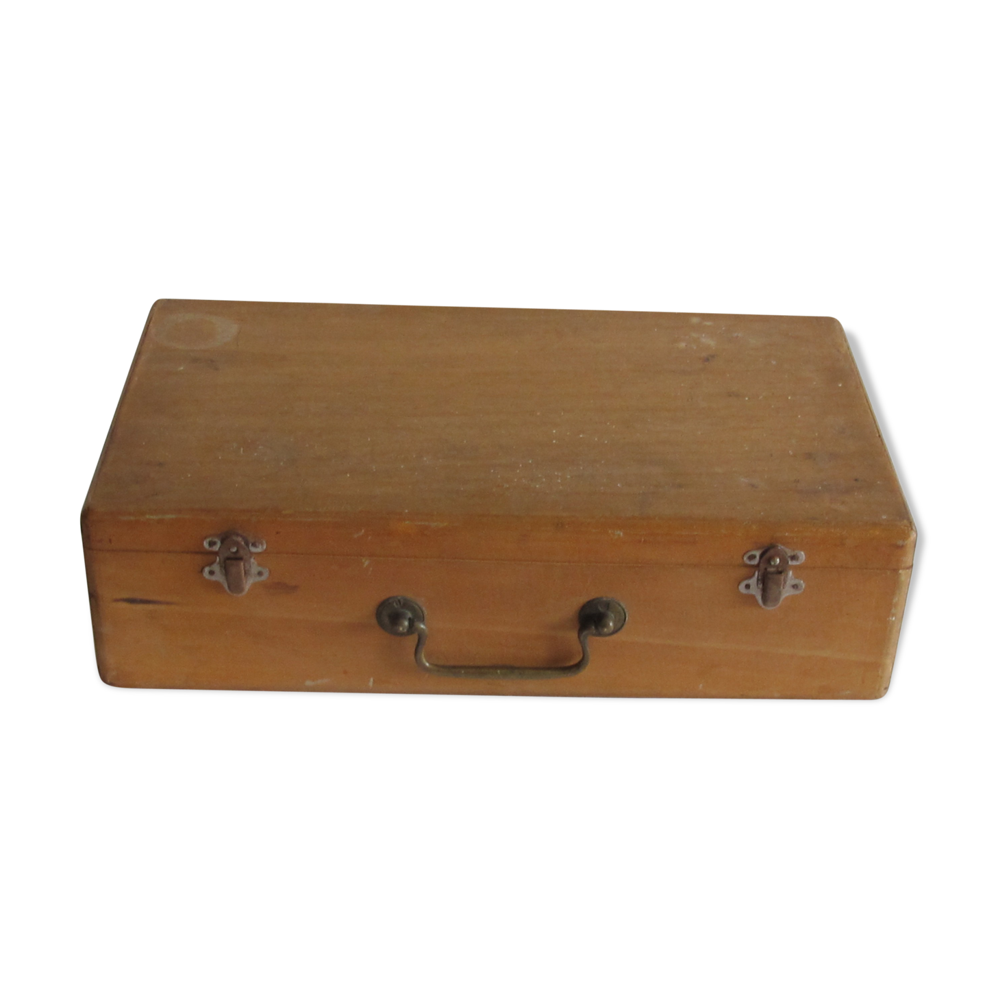 Wooden suitcase