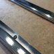 Vintage 80s chrome coffee table