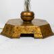Glass and gilded metal floor lamp, 1950s