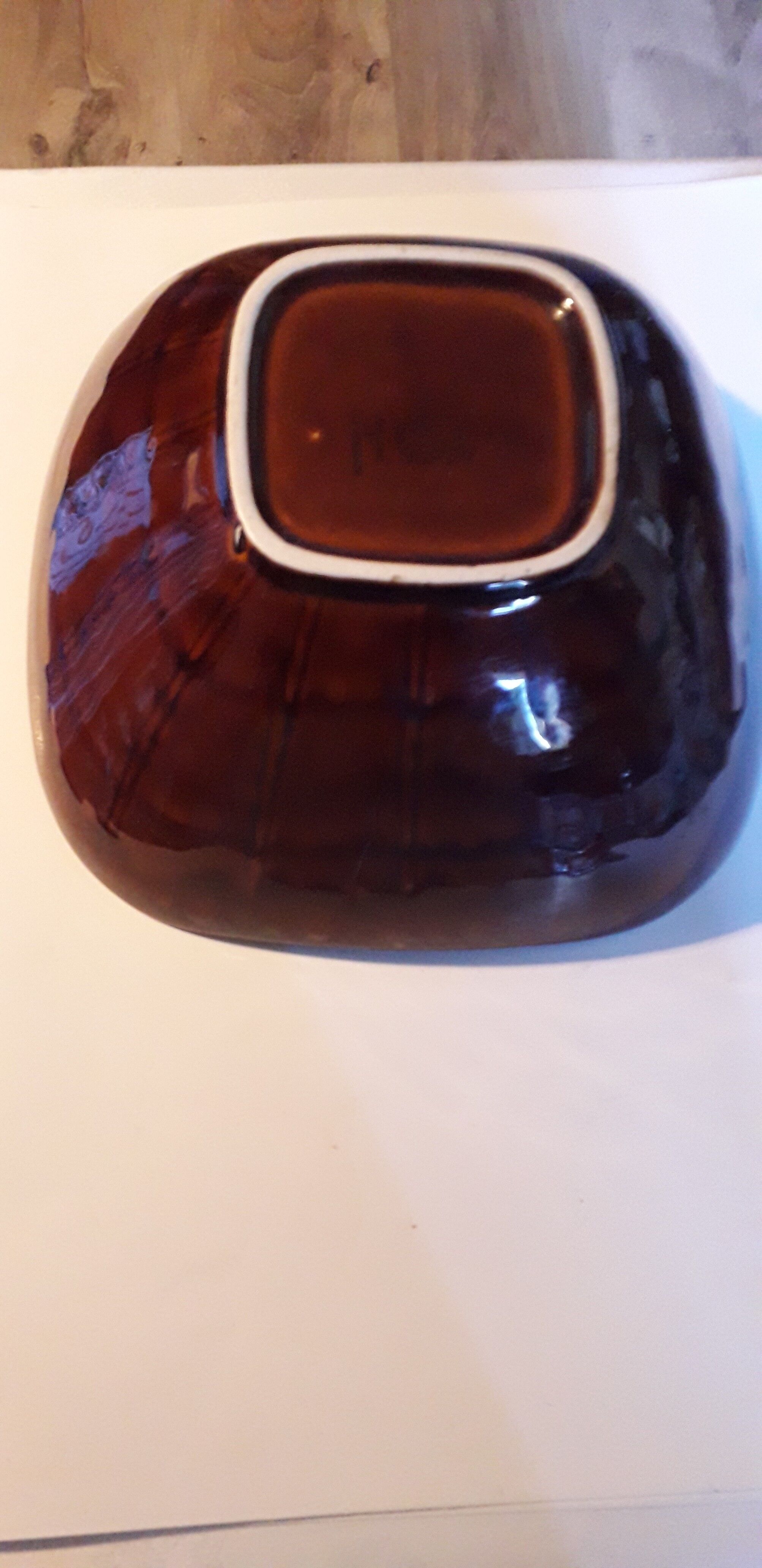 Vegetable with lid, in glazed ceramic of lunéville badonvillier