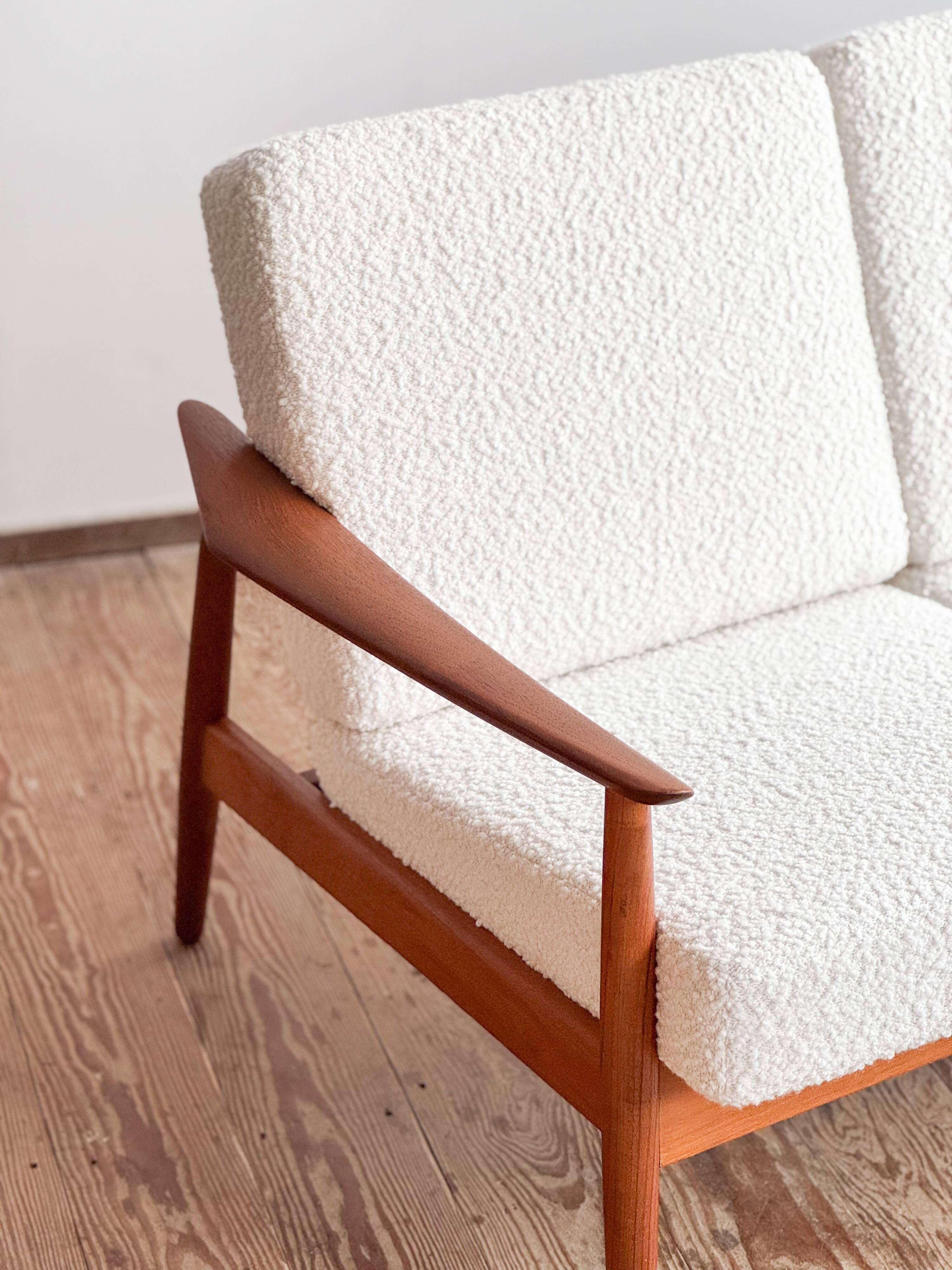 Canapé 3 places Arne Vodder modèle FD164 pour France & Son, Danemark