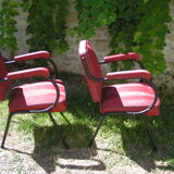 Red skai chairs 60s