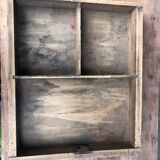 Raw wood farm table coffee table