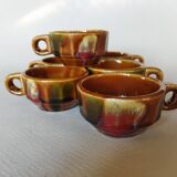 6 bistro coffee cups