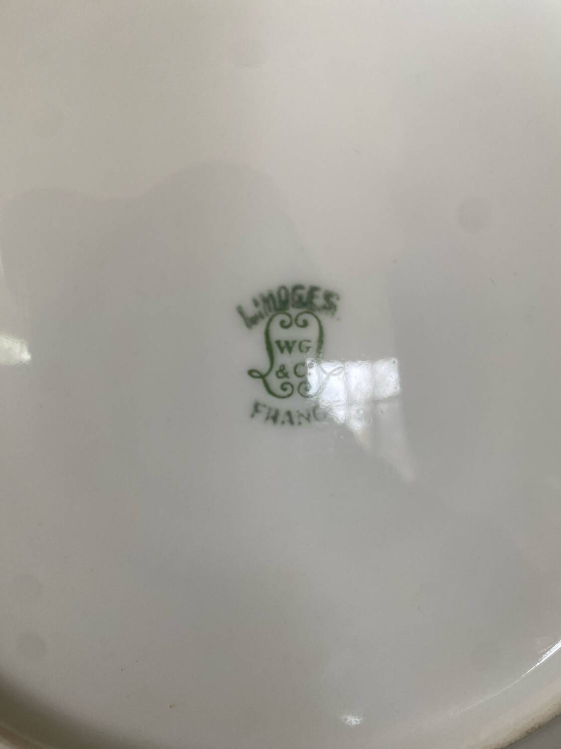 6 dessert plates Limoges France