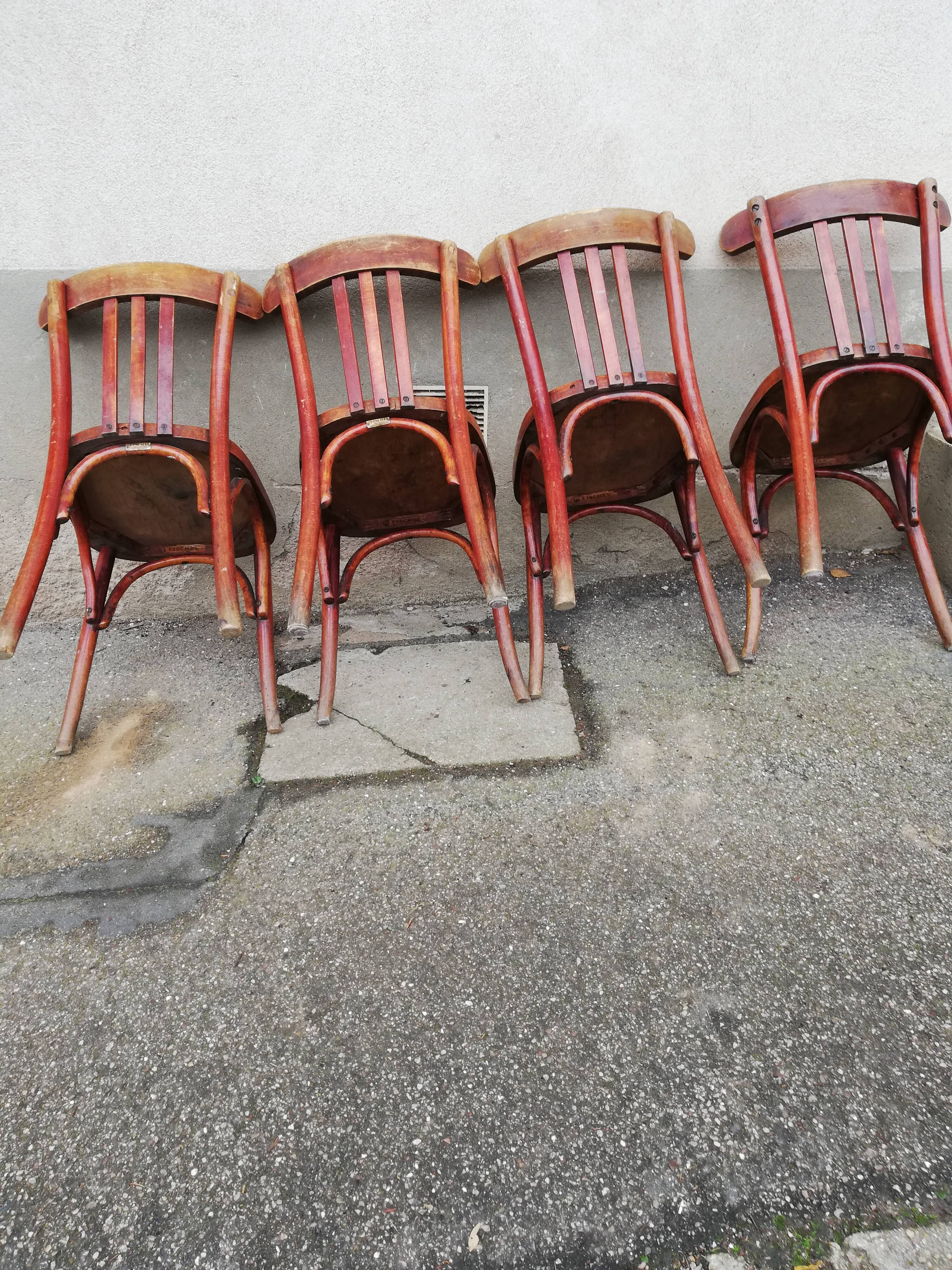 Set of 4 Fischel bistro chairs