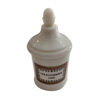 Apothecary jar in opaline