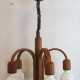 Lampe à suspension Domus en teck design Deens
