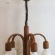 Deens design teak Domus hanglamp