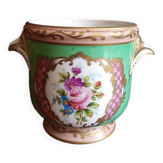 Sèvres porcelain plant pot, 2 L mark - RC