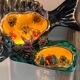 Lamp night light fish ceramic 1960