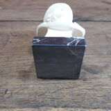 Resin bust by Puccini, marble base