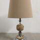 Living room lamp in onyx and chrome metal of the 70s