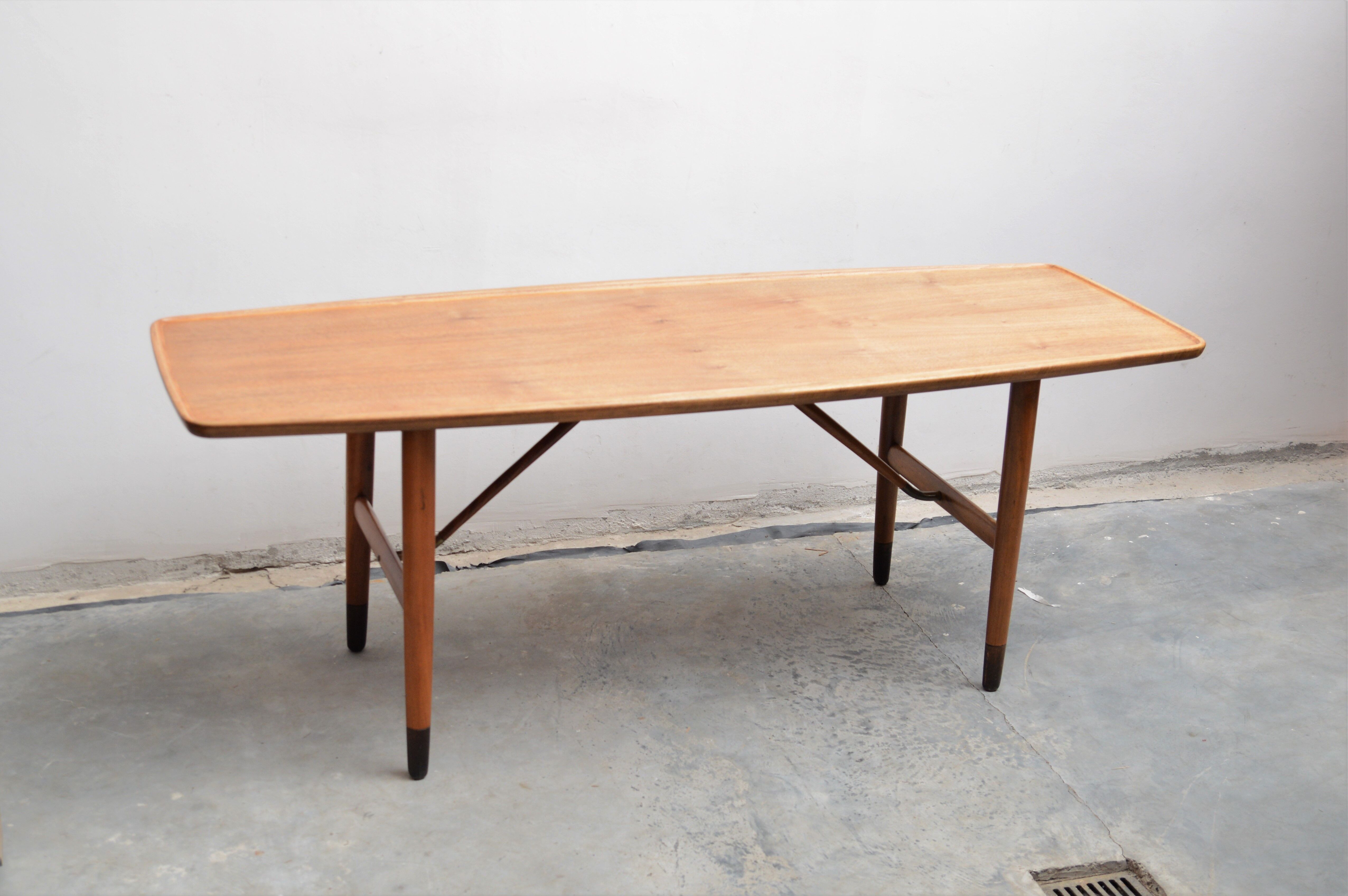 Vintage Danish Sofa Table Mid century modern 60s