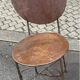 Pair of old metal chairs from the early 20th century